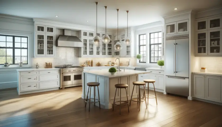 Modern kitchen renovation in Boston MA