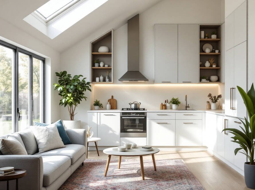 A modern and contemporary design by Boston's Masterlin Decoration Company, portraying their elite construction and excellent project handling.