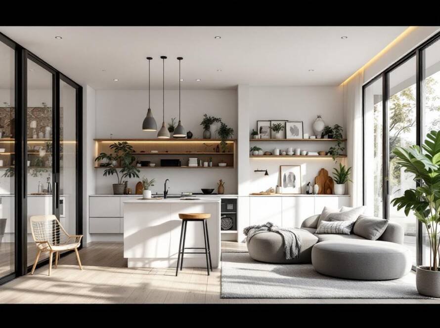'A snapshot of æ³¢å£«é¡¿æ²æè£ä¿®å¬å¸'s latest modern design in Boston's vibrant construction scene.'