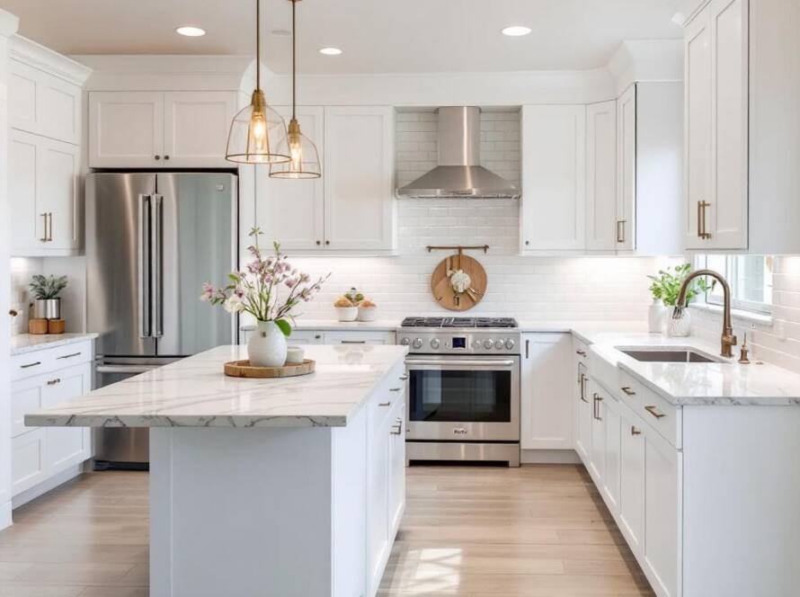 A modern, contemporary designed kitchen restored with unparalleled professionalism.
