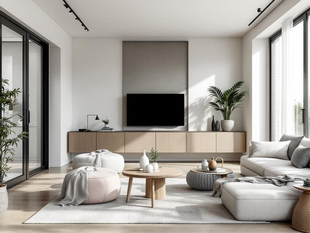 An image showcasing our high-quality, professional tile installation services utilizing a modern, contemporary design.