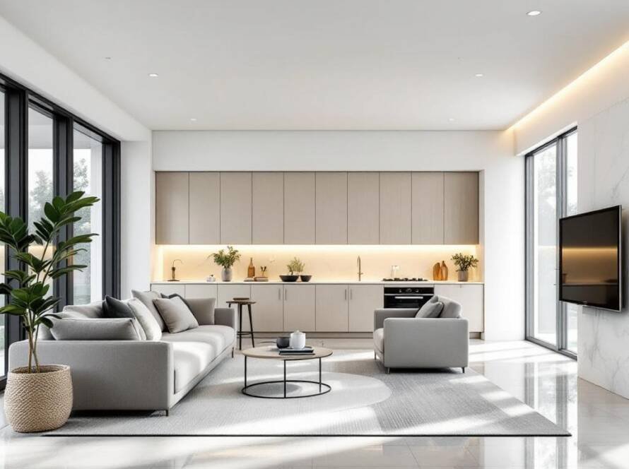 A skilled and experienced professional offering indoor and outdoor painting services with a modern, contemporary design.