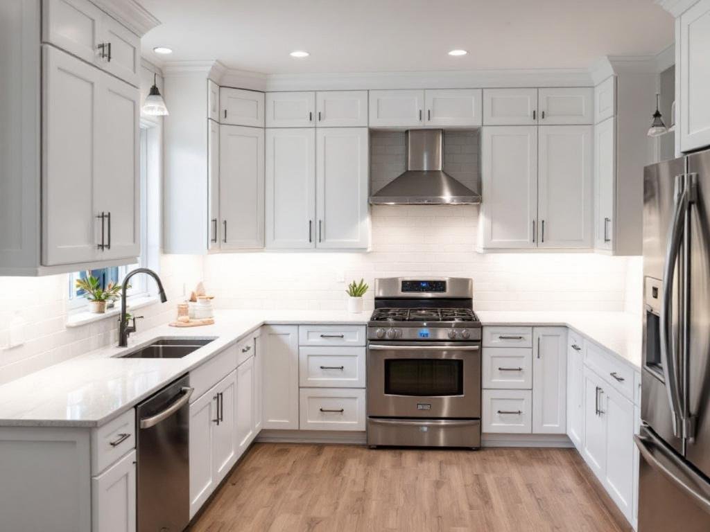A renovated kitchen space designed for optimal cooking experience.