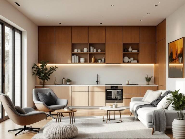 An image showcasing the modern and contemporary design by Boston Mulin Renovation Company.