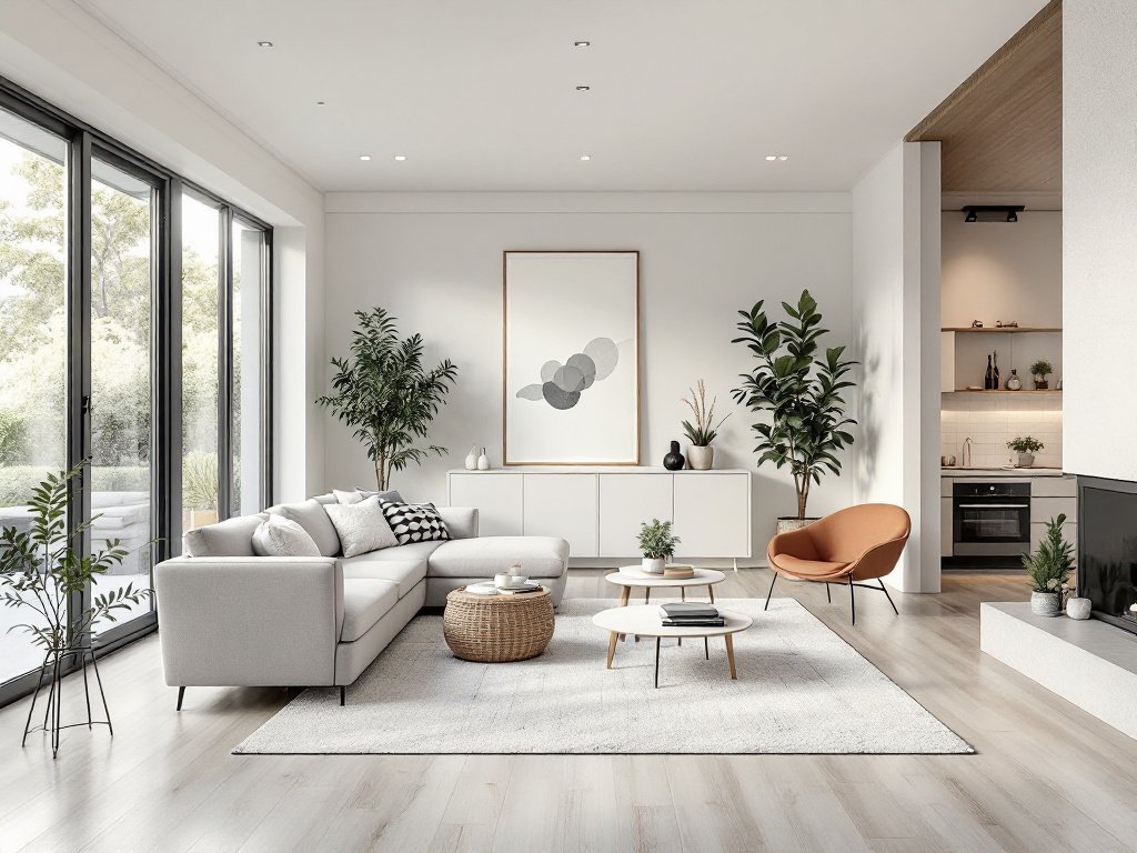 Contemporary Design Elevated with skillful painting techniques. Modern and contemporary residential property enhanced with professional indoor and outdoor painting techniques.