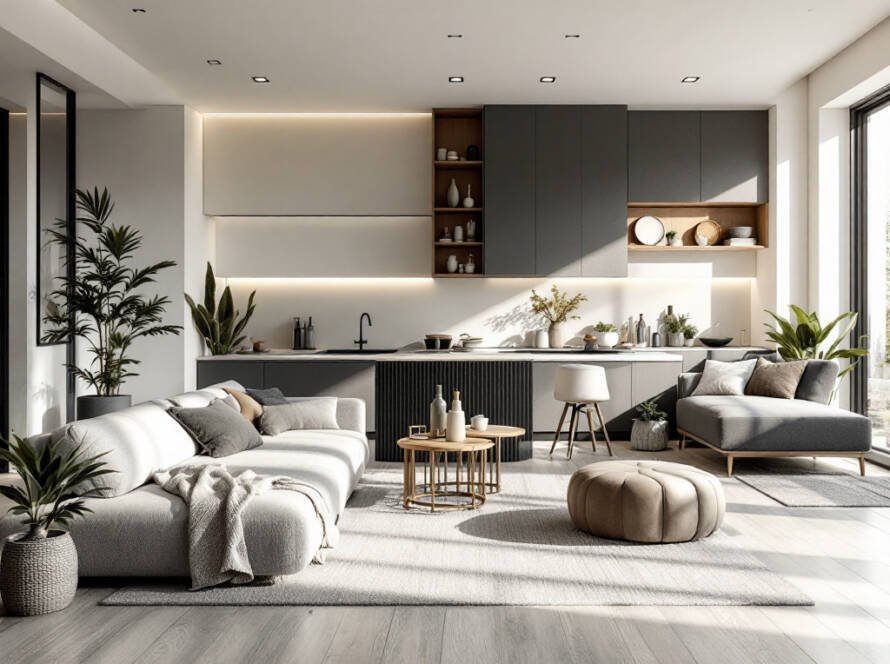 An image showcasing the modern and contemporary design works of the Boston Forest Decoration Company.